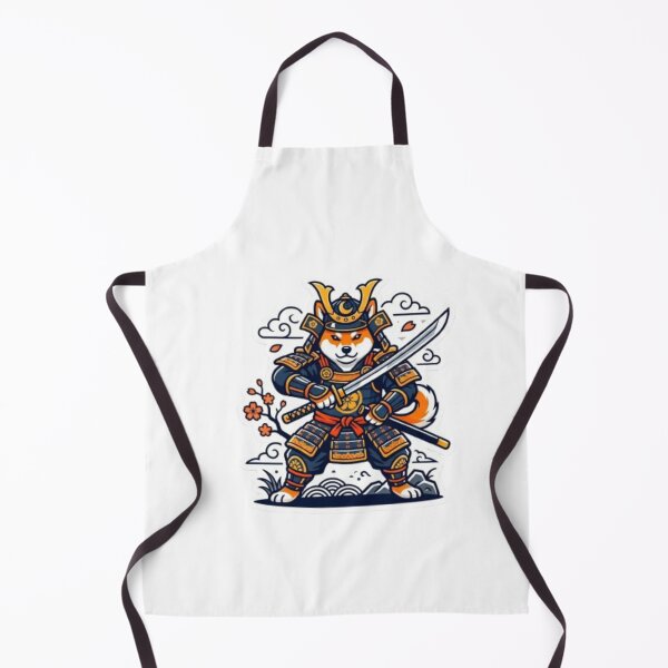 Item preview, Shiba Inu Samurai Warrior T-Shirt designed and sold by PixelStyle Studio.