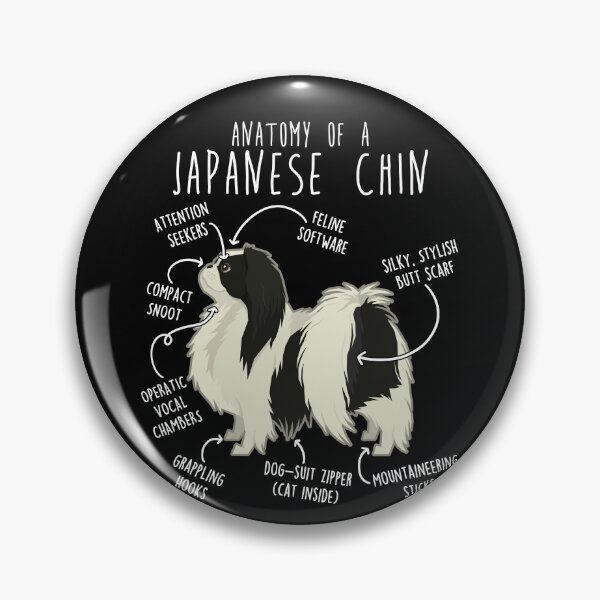 Item preview, Japanese Chin Dog Anatomy designed and sold by Clara Hollins.