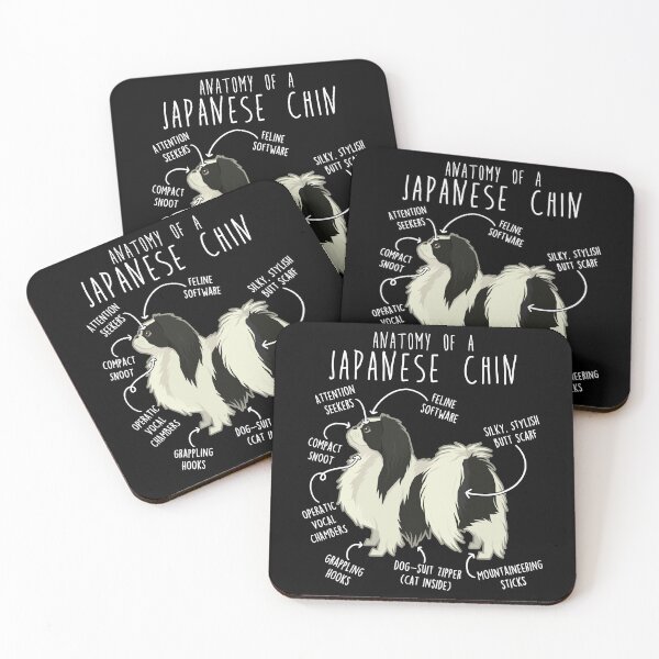 Item preview, Japanese Chin Dog Anatomy designed and sold by Clara Hollins.