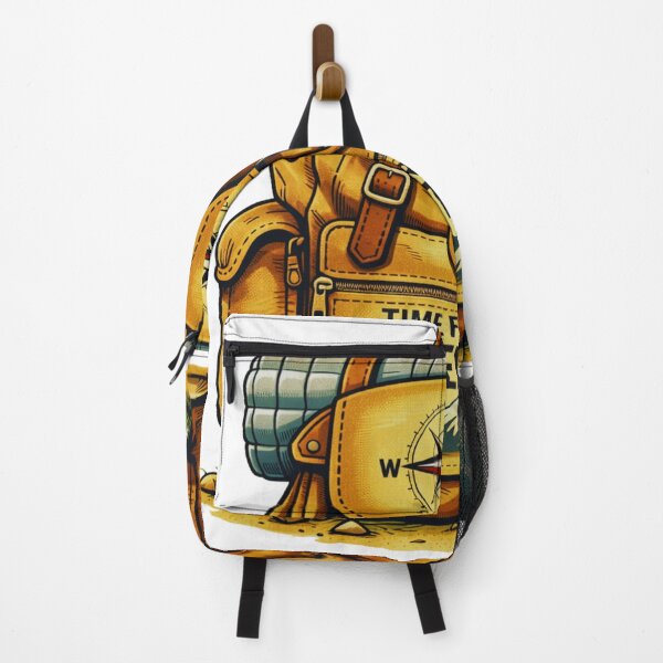 Item preview, Time for New Adventure Backpack Illustration designed and sold by Gabe1983.