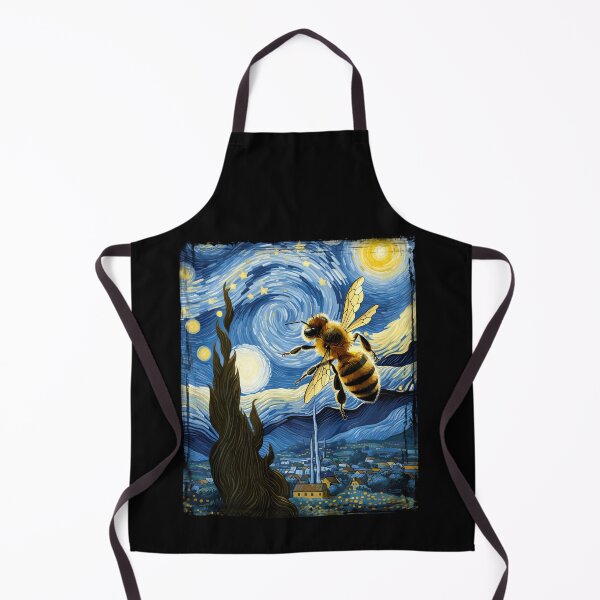 Item preview, Van Gogh Style Starry Night Bee designed and sold by Littermin.
