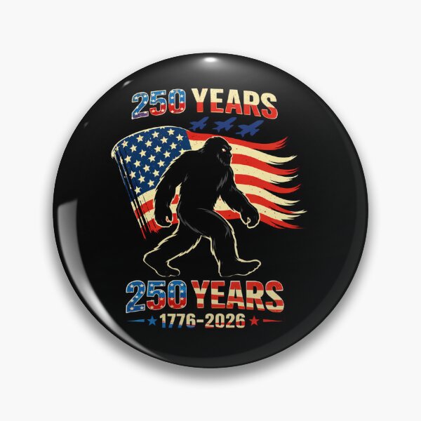 Item preview, Retro Vintage 4th of July Bigfoot American Flag Sasquatch designed and sold by PixelMarrero.