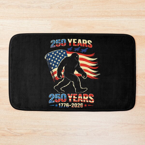 Item preview, Retro Vintage 4th of July Bigfoot American Flag Sasquatch designed and sold by PixelMarrero.
