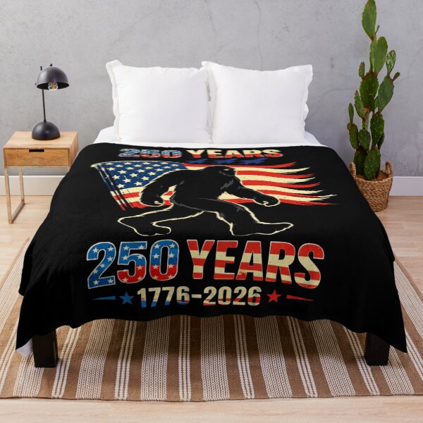 Item preview, Retro Vintage 4th of July Bigfoot American Flag Sasquatch designed and sold by PixelMarrero.