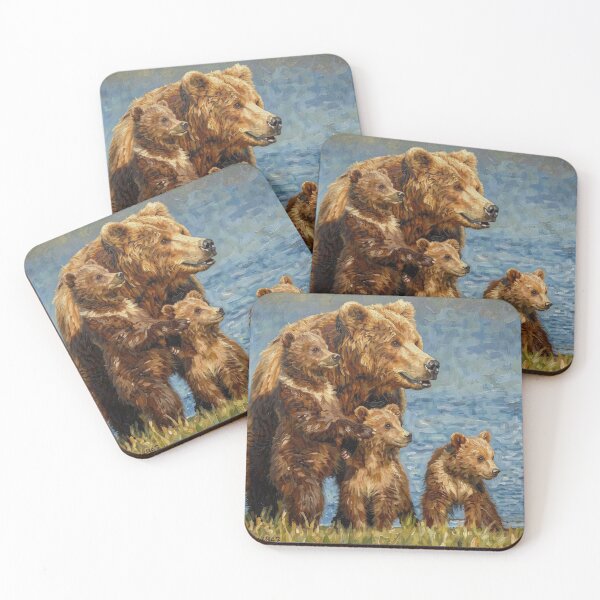 Item preview, Brown Bear Mother and Cubs designed and sold by Kirrindy Designs.