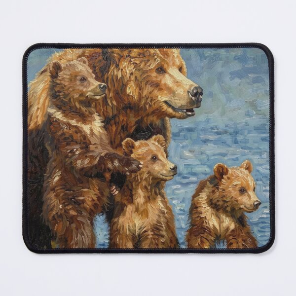 Item preview, Brown Bear Mother and Cubs designed and sold by Kirrindy Designs.