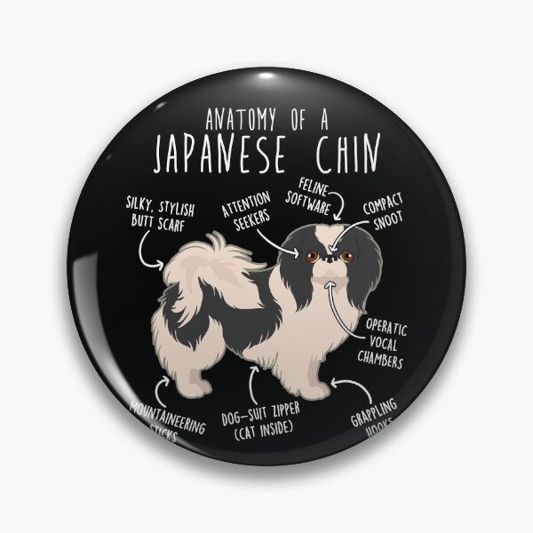 Item preview, Japanese Chin Dog Anatomy designed and sold by Clara Hollins.