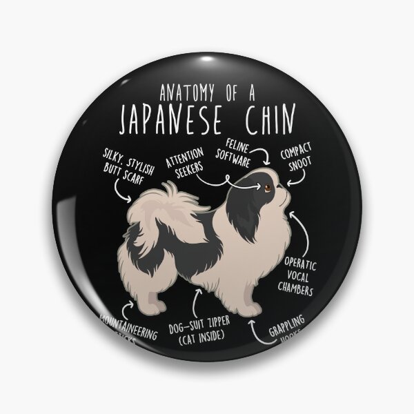 Item preview, Japanese Chin Dog Anatomy designed and sold by Clara Hollins.