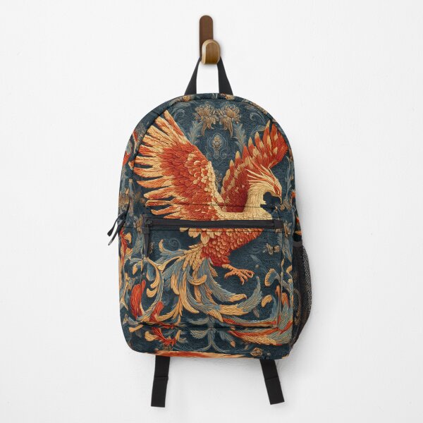 Item preview, Majestic Phoenix Art Nouveau | Ornate Firebird Fantasy Illustration designed and sold by GrinGalore.