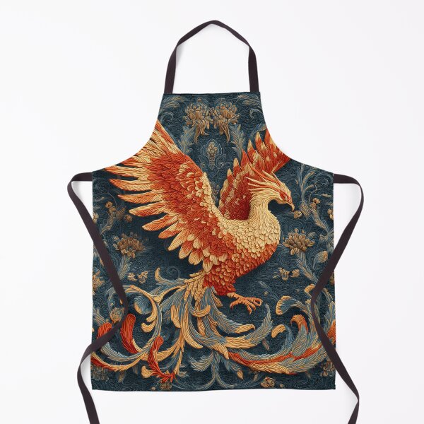 Item preview, Majestic Phoenix Art Nouveau | Ornate Firebird Fantasy Illustration designed and sold by GrinGalore.