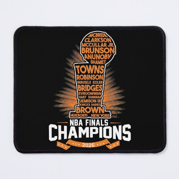 Item preview, New York NBA Finals Champions 2026 trophy players names designed and sold by Machivebal.