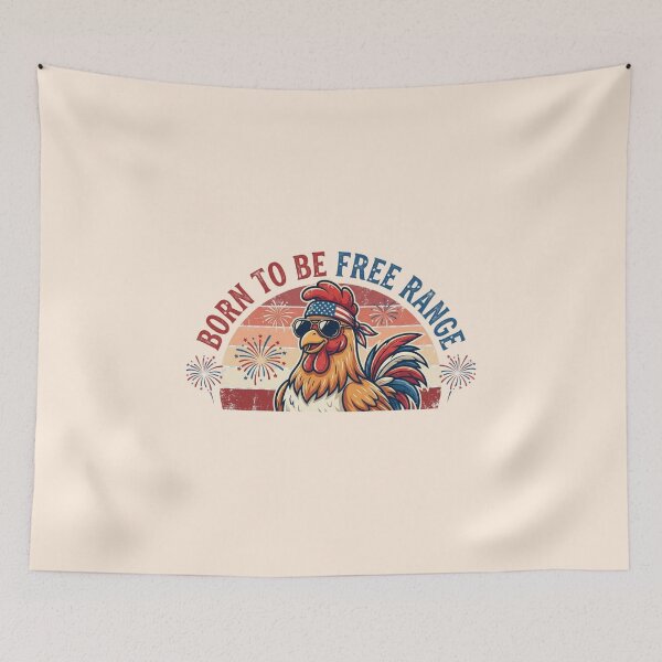 Item preview, Funny Freedom Chicken July 4th Retro Vintage Patriotic Farm Animal Independence Day Gift designed and sold by Im-Ara.