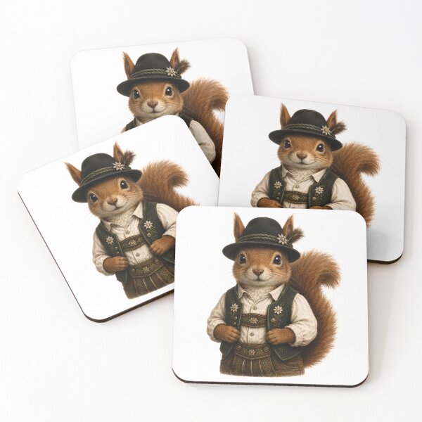 Artikelvorschau, Schwarzwald Eichhörnchen in Herrentracht entworfen und verkauft von filou designs.