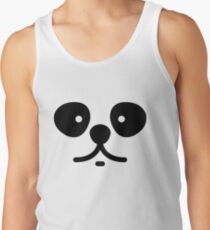 Cute Panda Face Tank Top