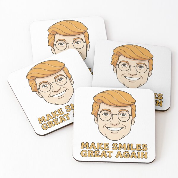 Item preview, Make Smiles Great Again Funny Parody Smile Design designed and sold by Tel A Pet.