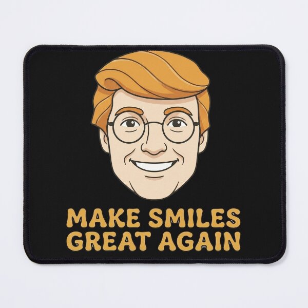 Item preview, Make Smiles Great Again Funny Parody Smile Design designed and sold by Tel A Pet.