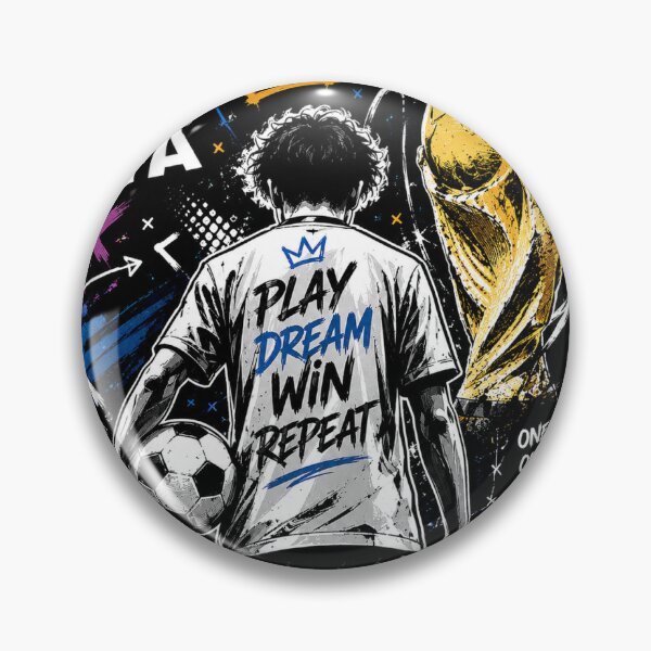 Item preview, Play Dream Win Repeat Sticker designed and sold by MrRankora.