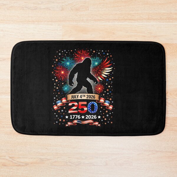 Item preview, Retro Vintage 4th of July Bigfoot American Flag Sasquatch designed and sold by PixelMarrero.