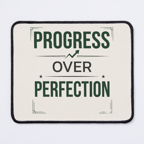 Item preview, Progress Over Perfection Growth Mindset Student Motivation Shirt designed and sold by Amr Darwish Graphic designer.