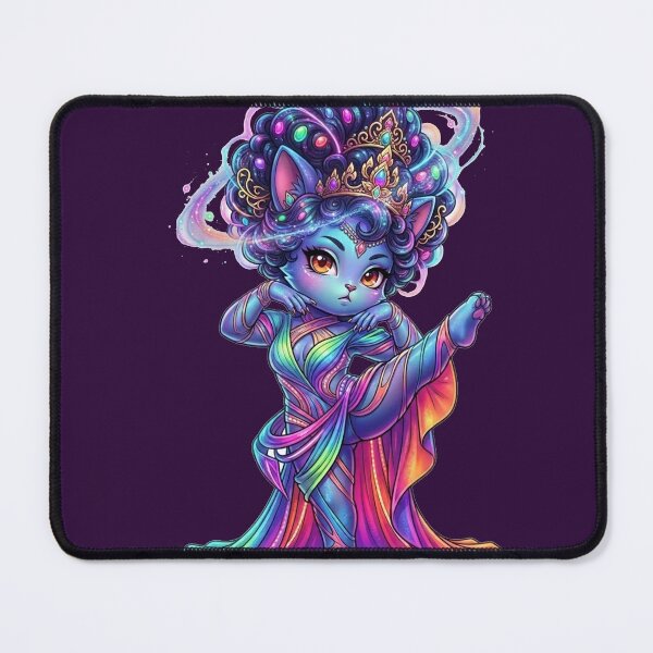 Item preview, Cosmic High Fashion Cat Runway Goddess Art designed and sold by ChaEmm_Studio.