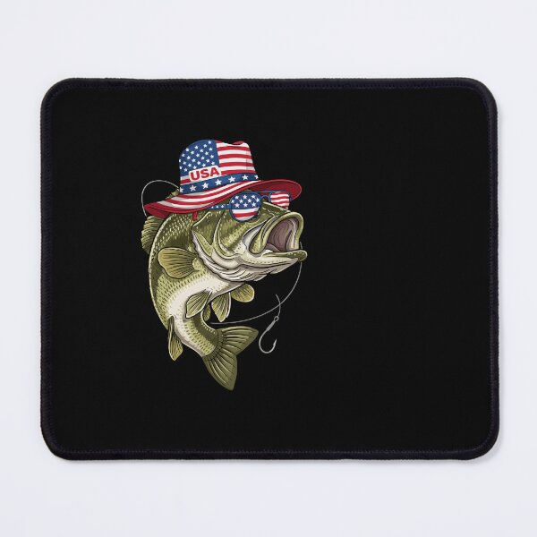 Item preview, Usa Patriotic Bass Fishing Angler designed and sold by PopStars1993.