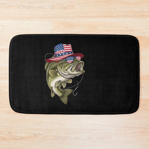 Item preview, Usa Patriotic Bass Fishing Angler designed and sold by PopStars1993.