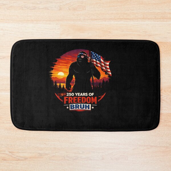 Item preview, Retro Vintage 4th of July Bigfoot American Flag Sasquatch designed and sold by PixelMarrero.