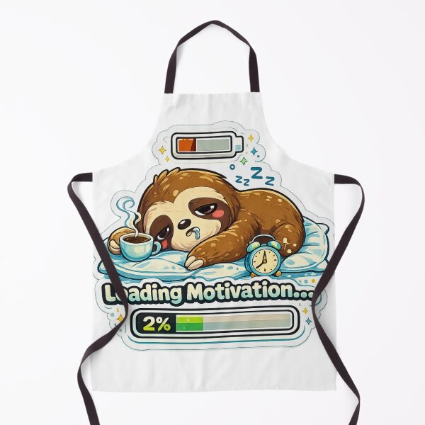 Item preview, Loading Motivation 2% Sleepy Sloth Meme Sticker designed and sold by DealHunterx.