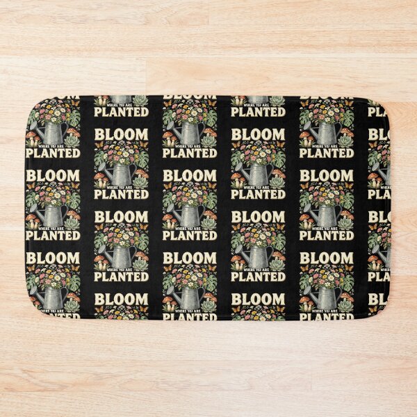 Item preview, BLOOM WHERE YOU ARE PLANTED INSPIRATIONAL PLANT LOVER T-SHIRT designed and sold by Estte-creative.