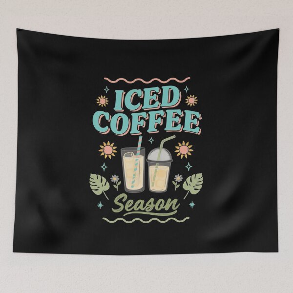 Item preview, Iced coffee and sun - Coffee and sunshine - Coffee lover -  Trendy summer - Summer graphic - Sunshine Vacation - Summer vibes - Summer travel - Iced coffee season designed and sold by JansenGS.