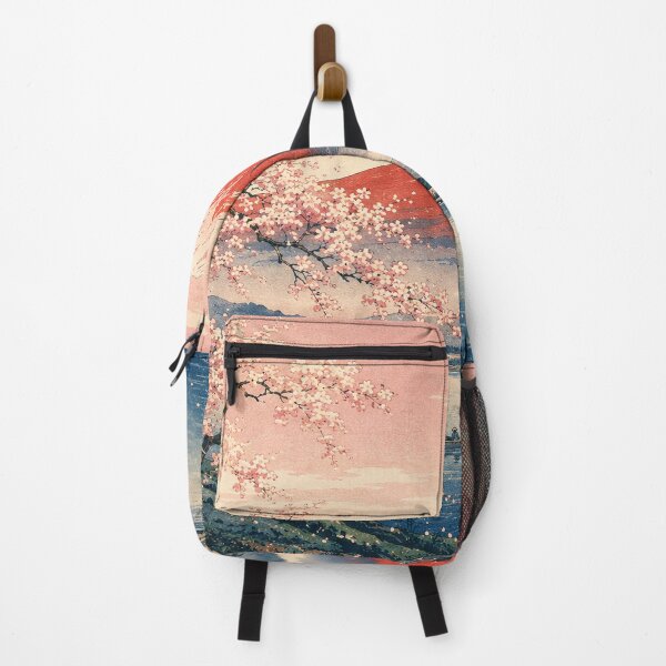 Item preview, Red Fuji with Cherry Blossoms designed and sold by Hidden Japan Coloring Book.