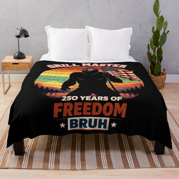 Item preview, Retro Vintage 4th of July Bigfoot American Flag Sasquatch designed and sold by PixelMarrero.