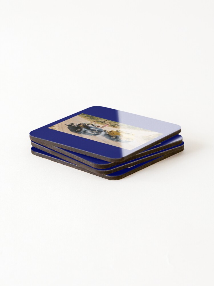 Thumbnail 4 of 5, Coasters (Set of 4), HOT RODS RACING 60S designed and sold by VERYOLDROAD.