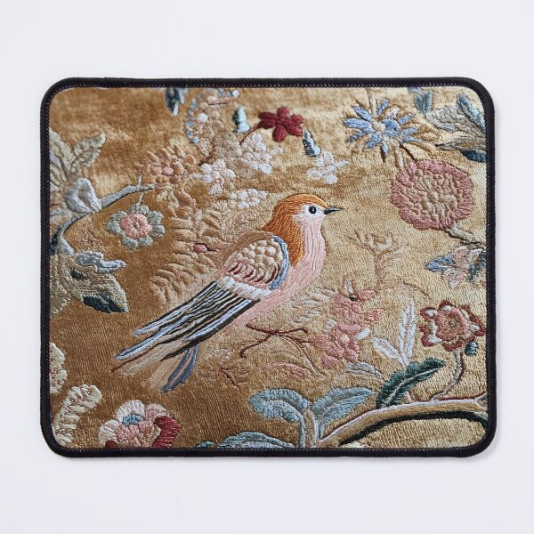 Item preview, Chinese Silk Oriental Floral Bird Peachy Carpet Pattern designed and sold by GrinGalore.