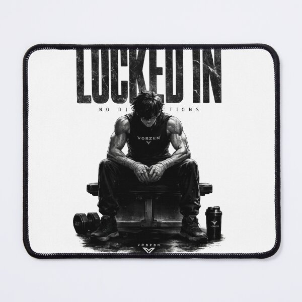 Item preview, LOCKED IN | VORZEN Discipline Mindset Streetwear Design designed and sold by VORZEN.