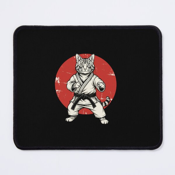 Item preview, Karate Cat Black Belt Martial Arts Japanese Feline designed and sold by PopStars1993.