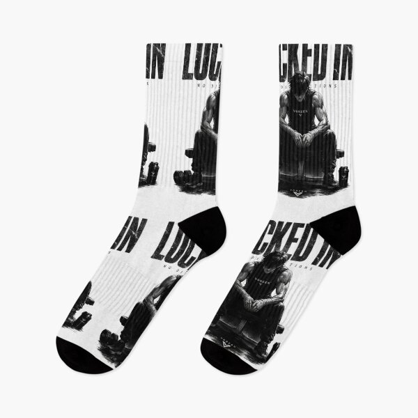 Item preview, LOCKED IN | VORZEN Discipline Mindset Streetwear Design designed and sold by VORZEN.