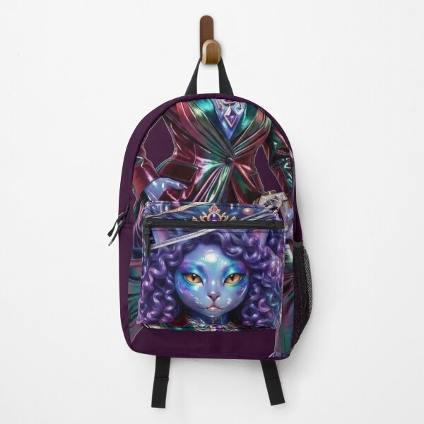 Item preview, Cosmic Metallic Suit Cat High Fashion Art designed and sold by ChaEmm_Studio.