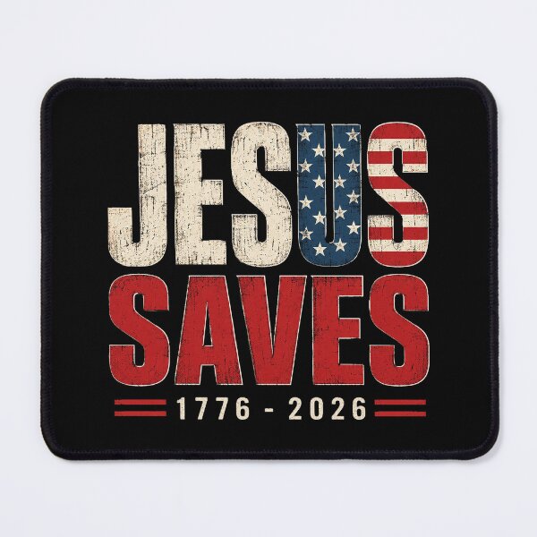 Item preview, Jesus Saves 1776 2026 USA 250th Anniverary 4th of July designed and sold by OlakunleOloroz.