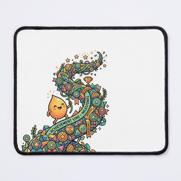 Item preview, Achievement Vine Journey-Cute Growth & Success Sticker designed and sold by CuteRage.