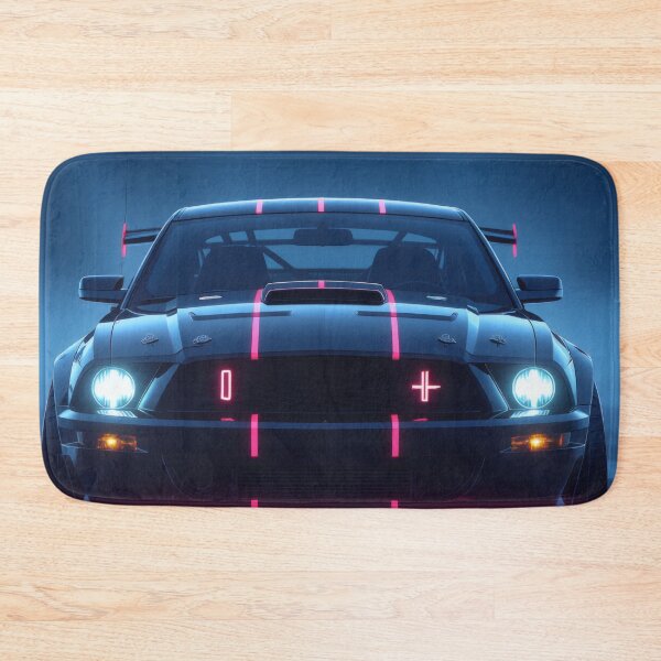 Item preview, Ford Mustang, Synthwave Cyberpunk art style designed and sold by Salimgor Hangaround Music.