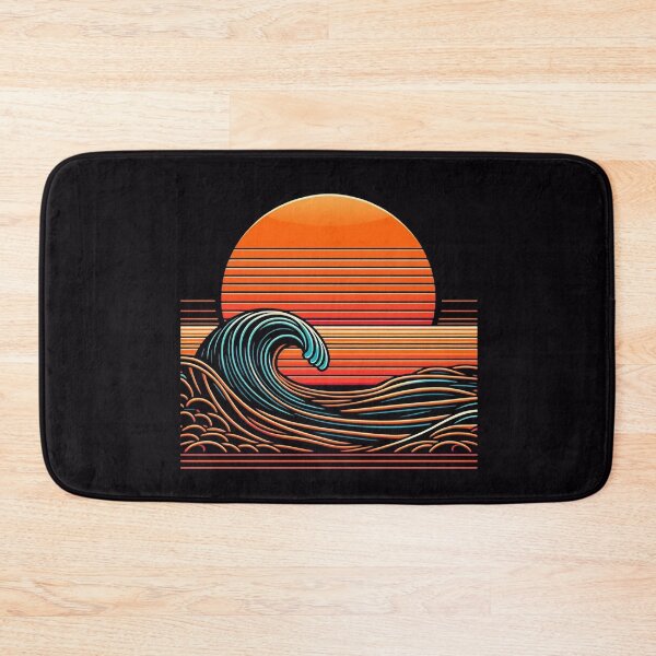 Item preview, Cool Synthwave Birthday Gift for Boyfriend — Retro 80s Sunset Art designed and sold by PixelQ.