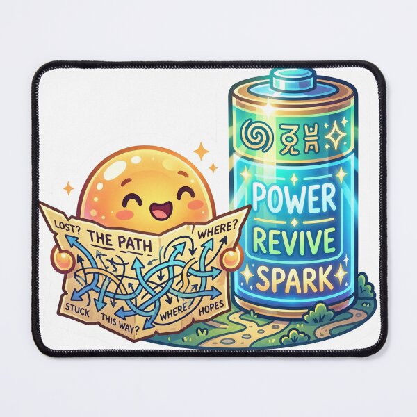 Item preview, Power Revive Spark – Cute Motivation Energy Sticker designed and sold by CuteRage.