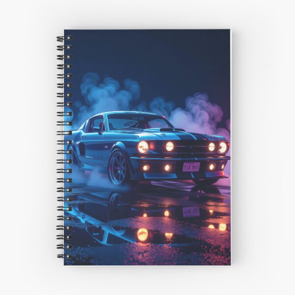 Item preview, Ford Shelby GT, Synthwave Cyberpunk art style designed and sold by Salimgor Hangaround Music.