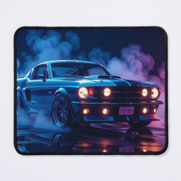 Item preview, Ford Shelby GT, Synthwave Cyberpunk art style designed and sold by Salimgor Hangaround Music.