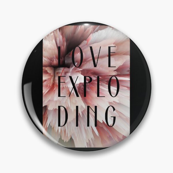 Item preview, Love Exploding Typography Pastel Abstract Art designed and sold by LekkieStudioArt.