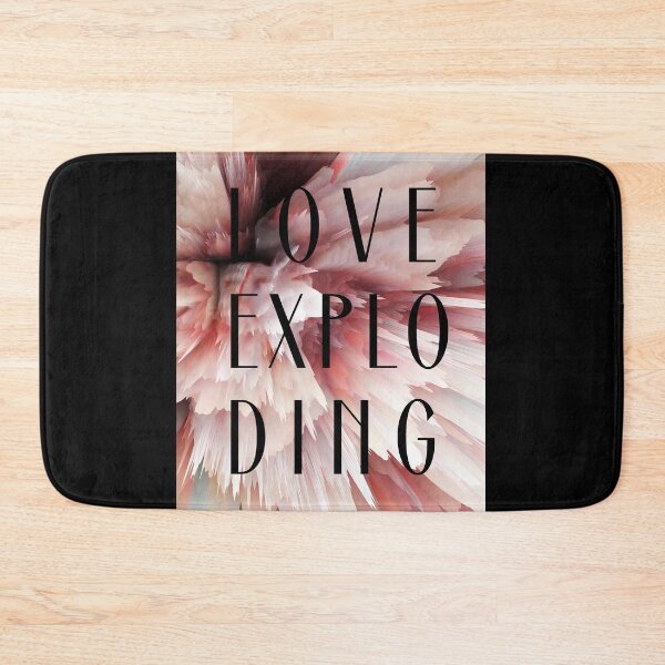 Item preview, Love Exploding Typography Pastel Abstract Art designed and sold by LekkieStudioArt.