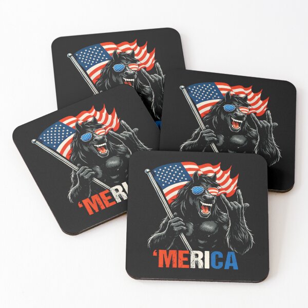 Item preview, Retro Vintage 4th of July Bigfoot American Flag Sasquatch designed and sold by PixelMarrero.
