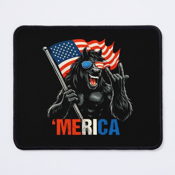 Item preview, Retro Vintage 4th of July Bigfoot American Flag Sasquatch designed and sold by PixelMarrero.