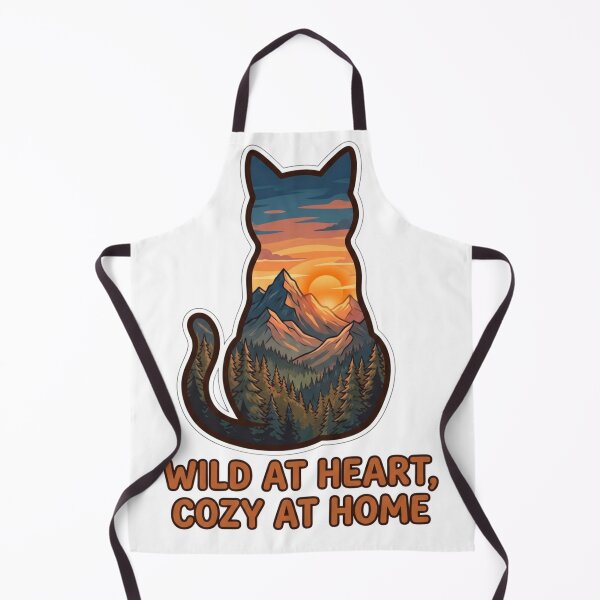 Item preview,  Wild at Heart Cozy at Home Cat Mountain Sunset Vintry Off designed and sold by VintryOff.